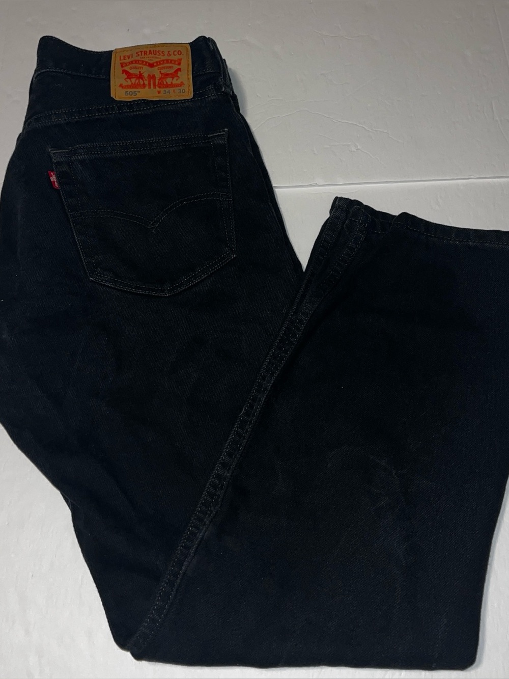 Levi Strauss Levi's Regular Fit black jeans size 34x30
